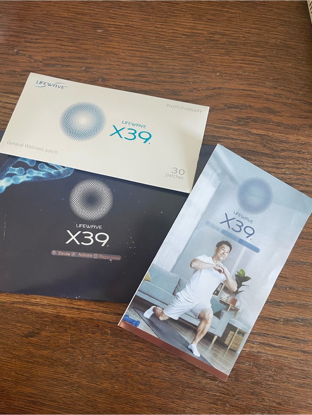 LifeWave X39 Phototherapy Wellness Patches - White/Blue Packaging